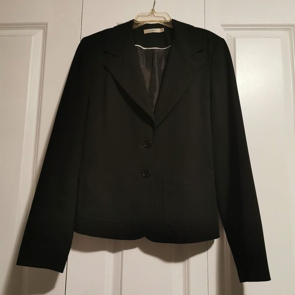 Ricki's Black Double-Button Classic Blazer - Picture 1 of 4